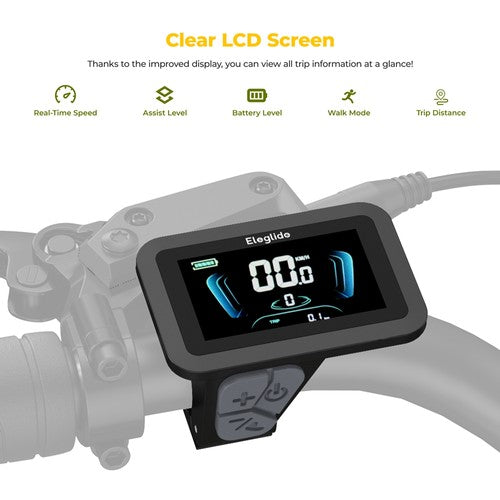 Eglide C2 elektriskais velosipēds ar vidējas piedziņas motoru 13Ah Eglide C2 elektriskais velosipēds ar vidējas piedziņas motoru 13Ah